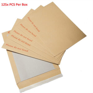 Box 125x A4 Manilla Board Backed PLEASE DO NOT BEND Printed Envelopes
